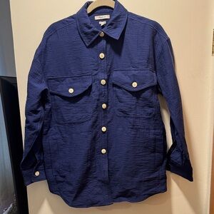 Madewell Utility Jacket in Deep Blue